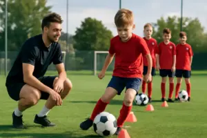 Allenamento tecnico nel calcio giovanile: esercizi semplici per migliorare il controllo palla