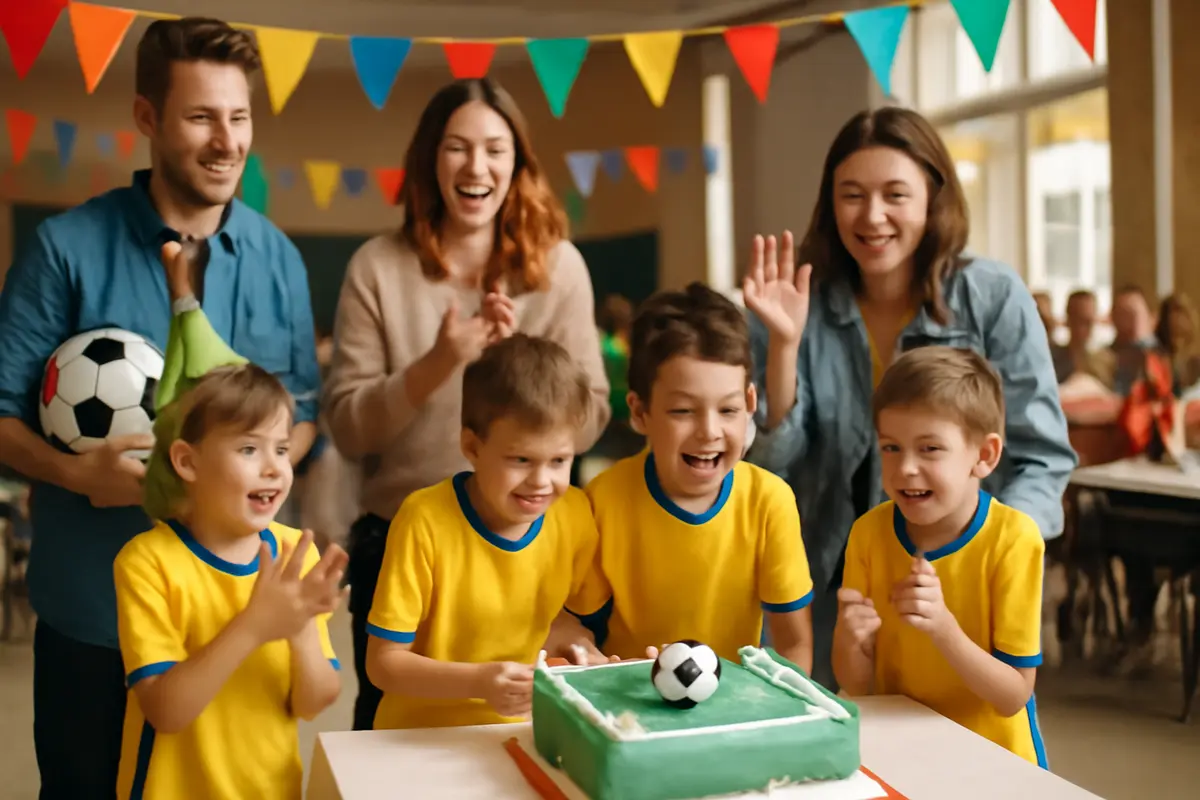 Feste di fine anno in scuole calcio: idee originali per celebrare e motivare bimbi e famiglie